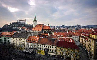Панорама столиці Словаччини
